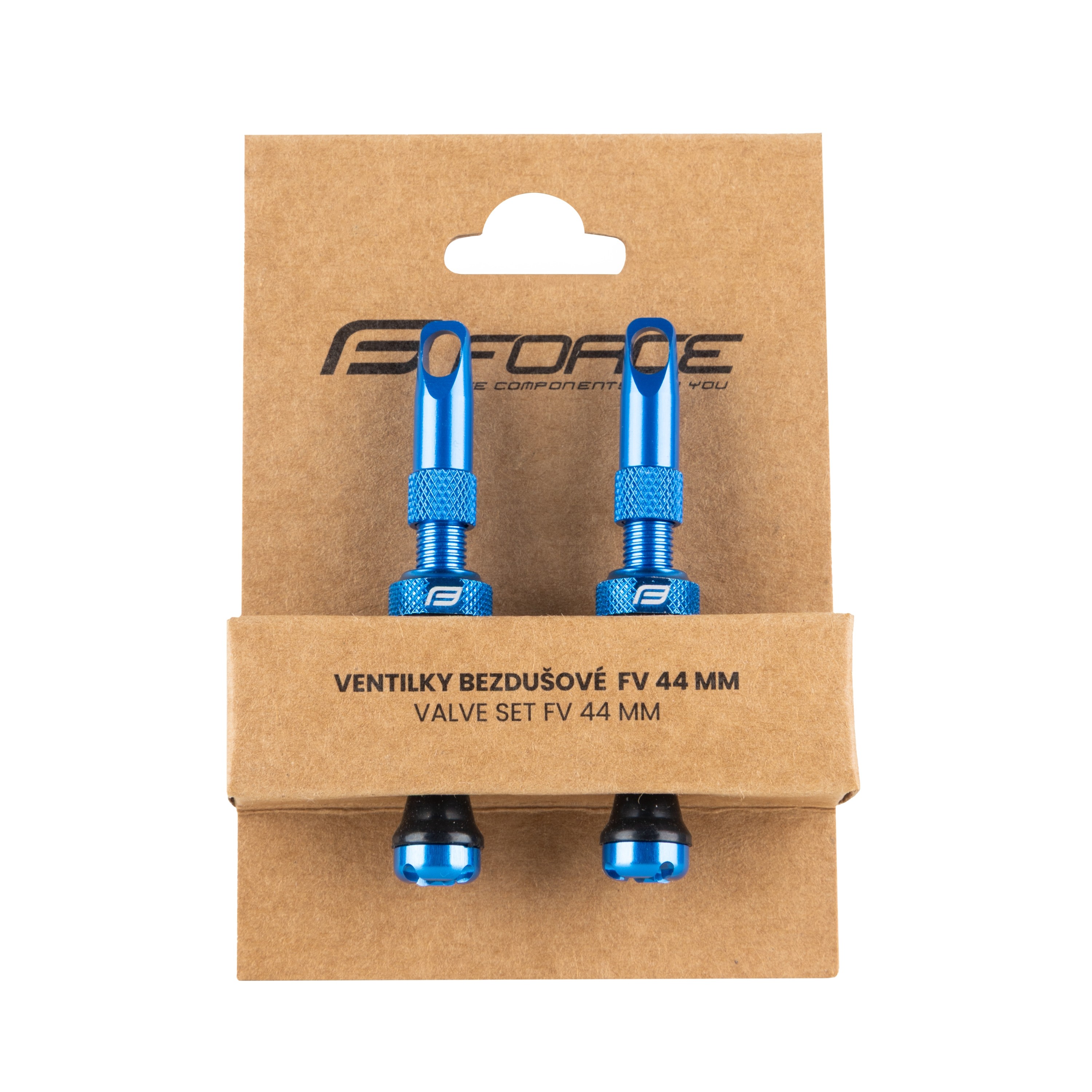 Set Valve Tubeless Force 2xFv 44mm Albastre [2]