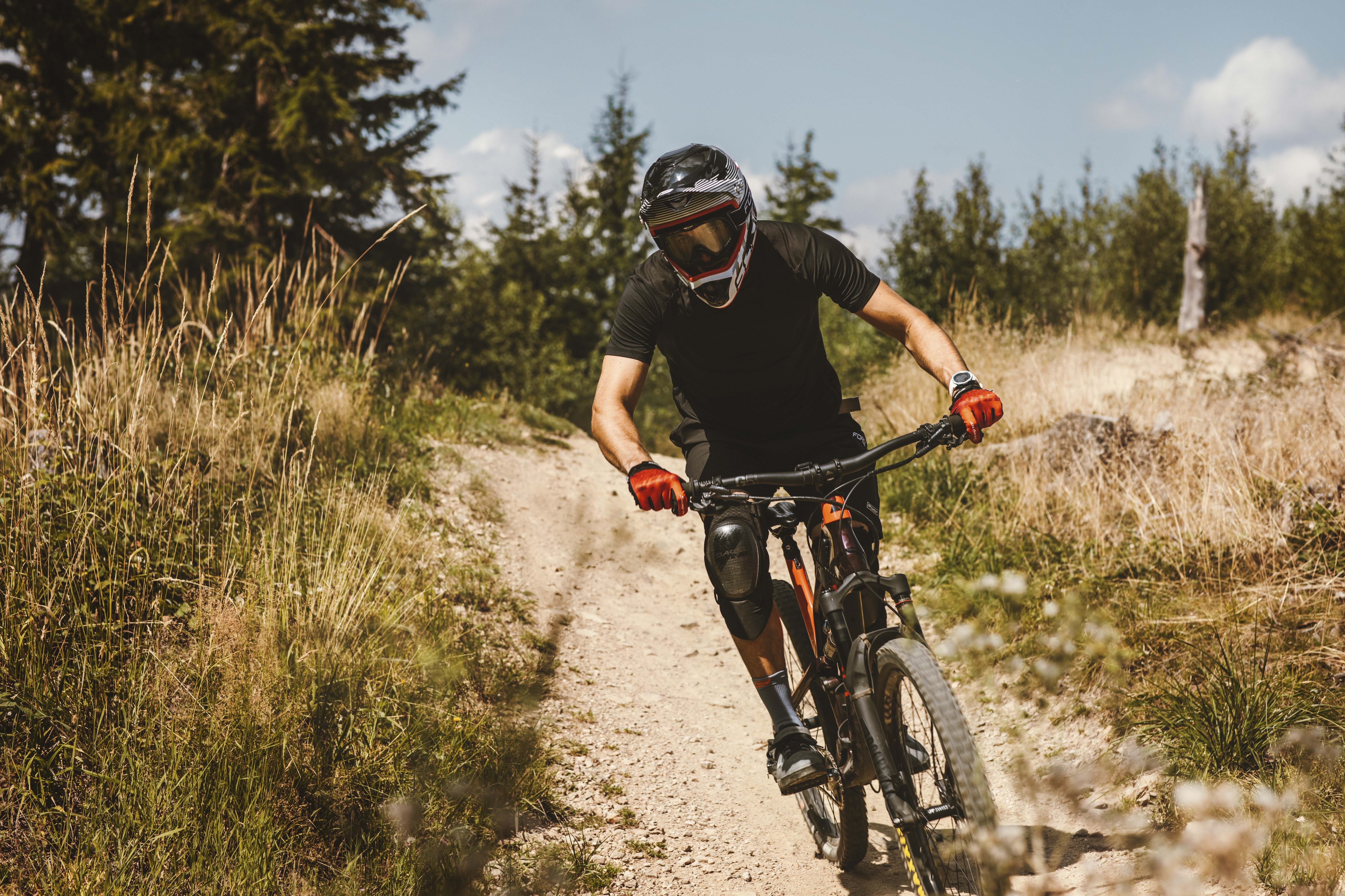 Manusi Force MTB Swipe Rosu/Negru S [2]