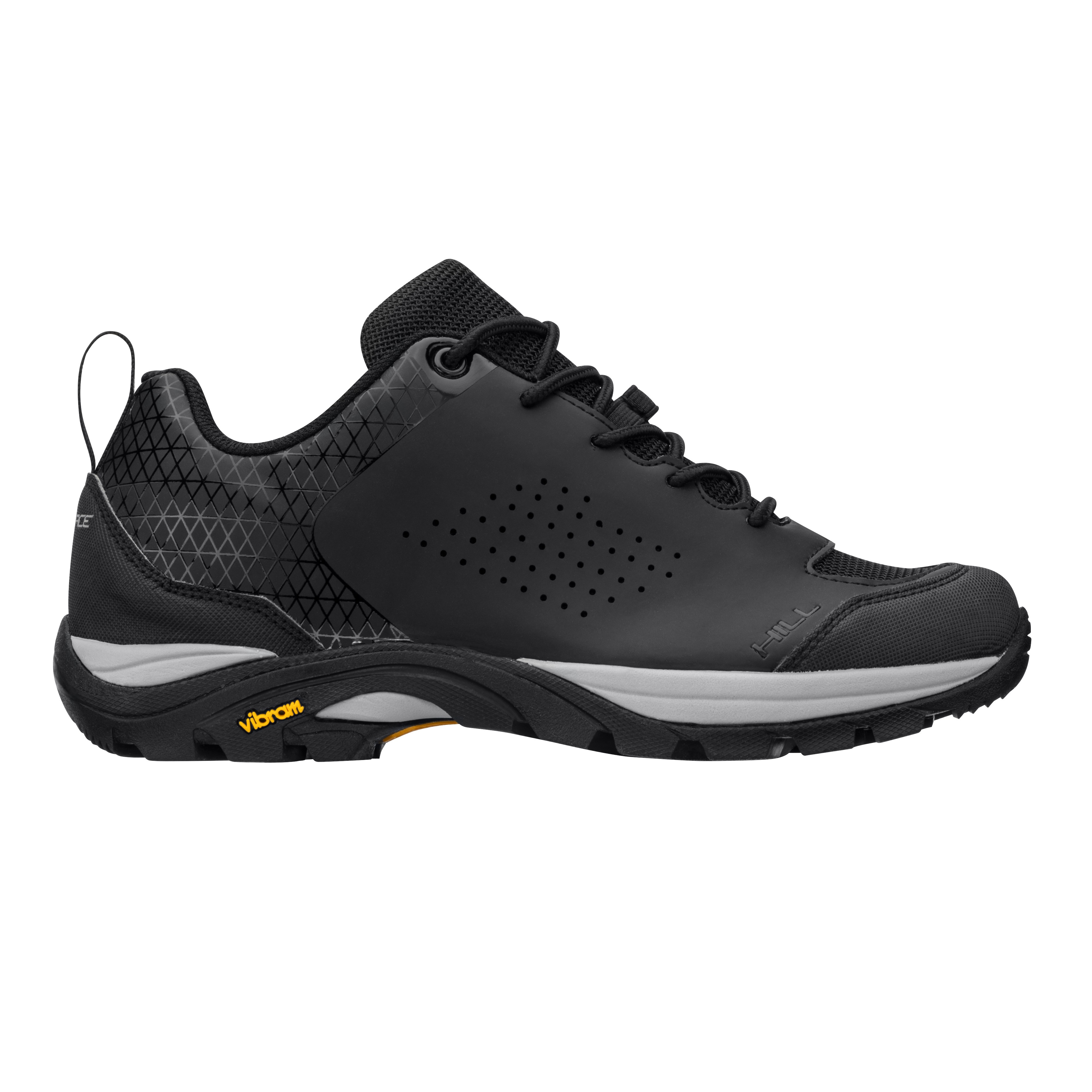 Incaltaminte ciclism - Pantofi ciclism Force Hill Vibram, negru, 42