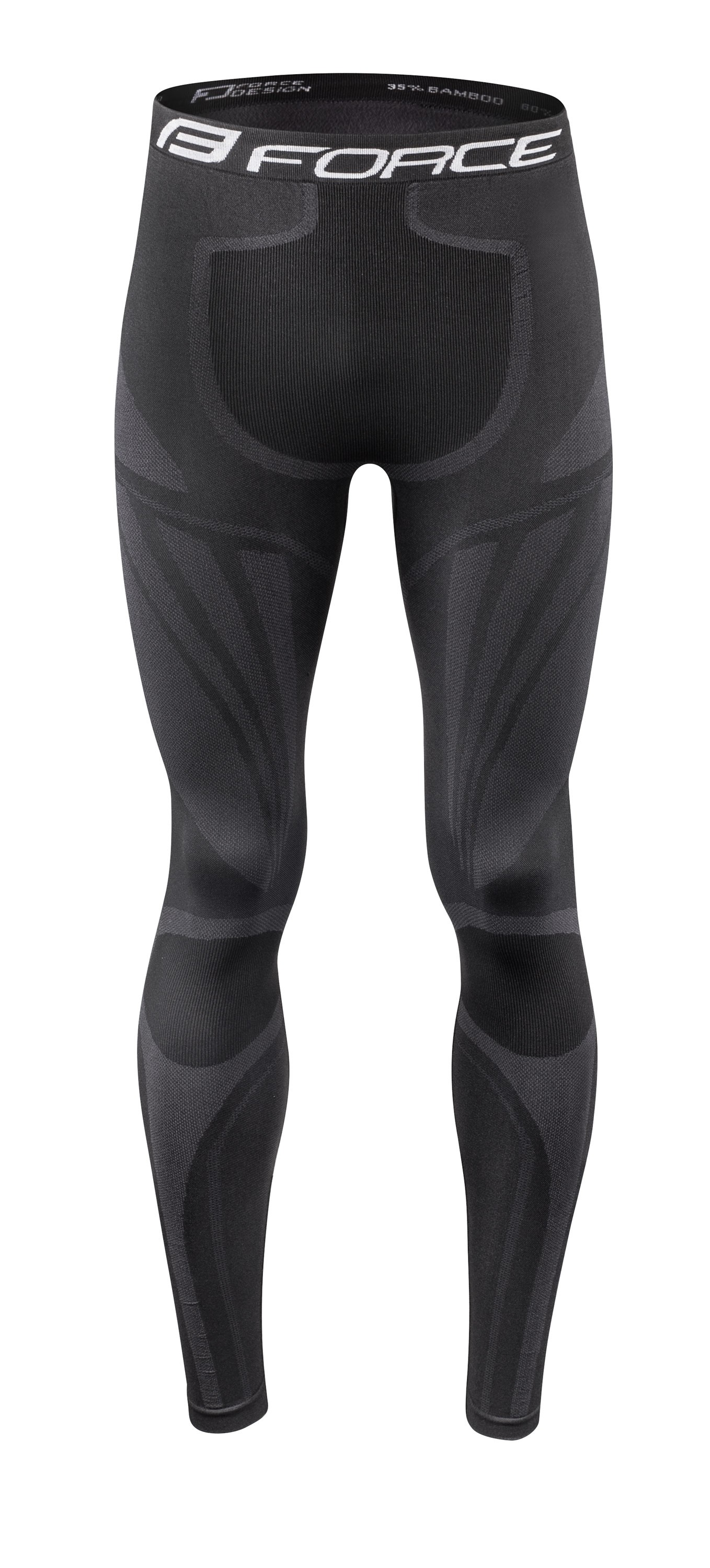 Pantaloni lungi - Pantaloni functionali Force Frost negri XS-S