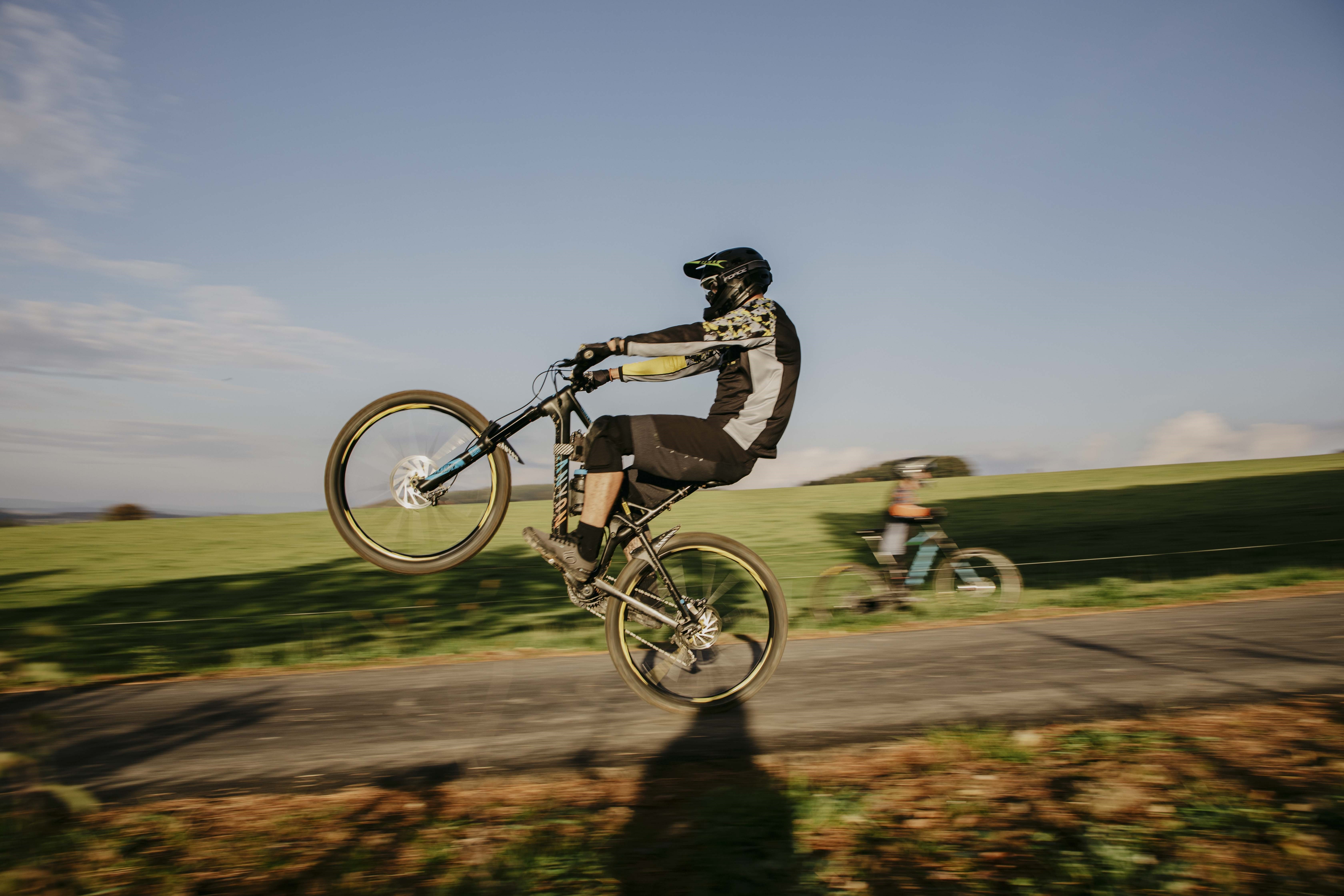 Bluza cu maneca lunga Force Reckless, Negru/Galben/Gri, M [7]