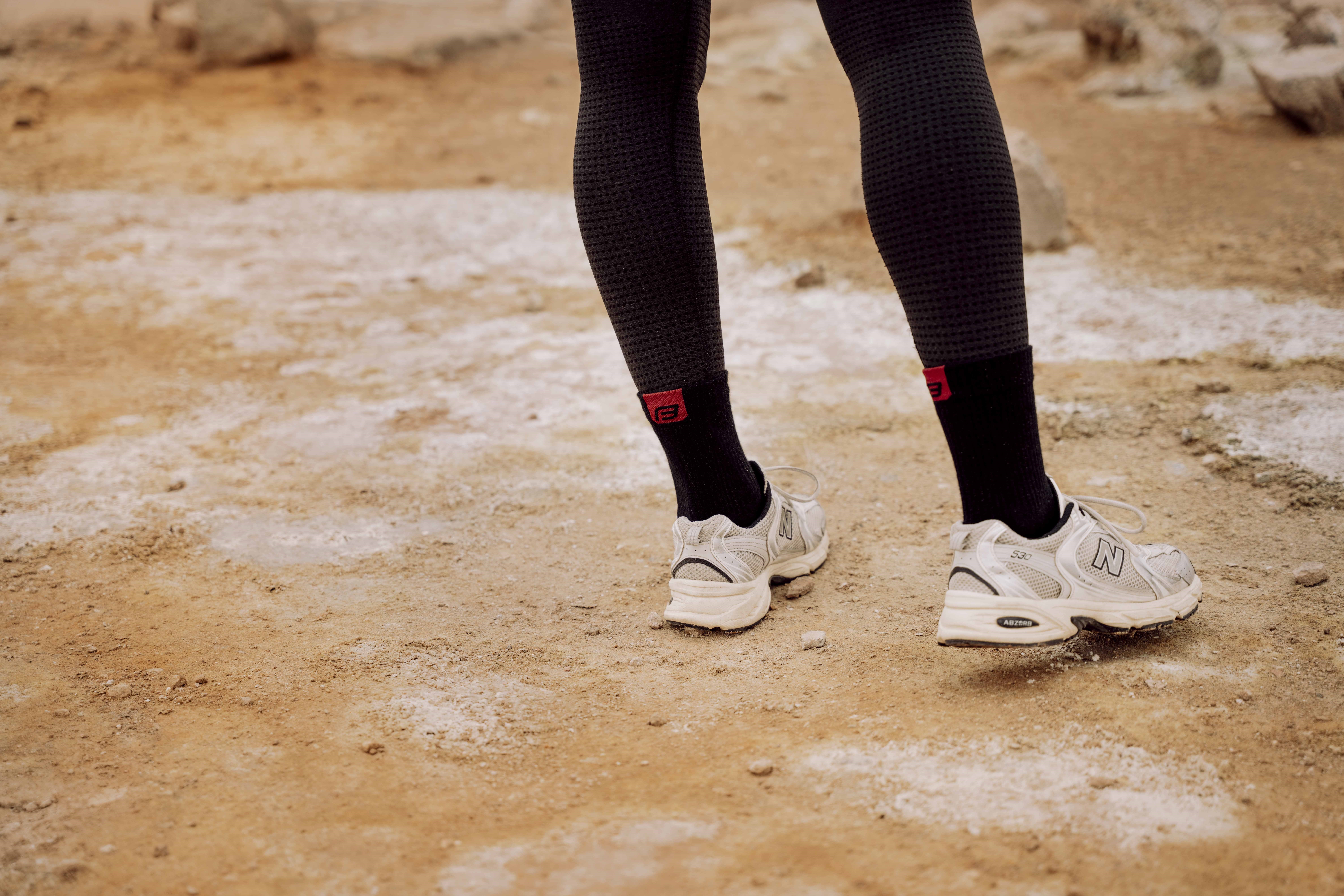 Sosete Force Flake black-bordo S-M/36-41 [2]