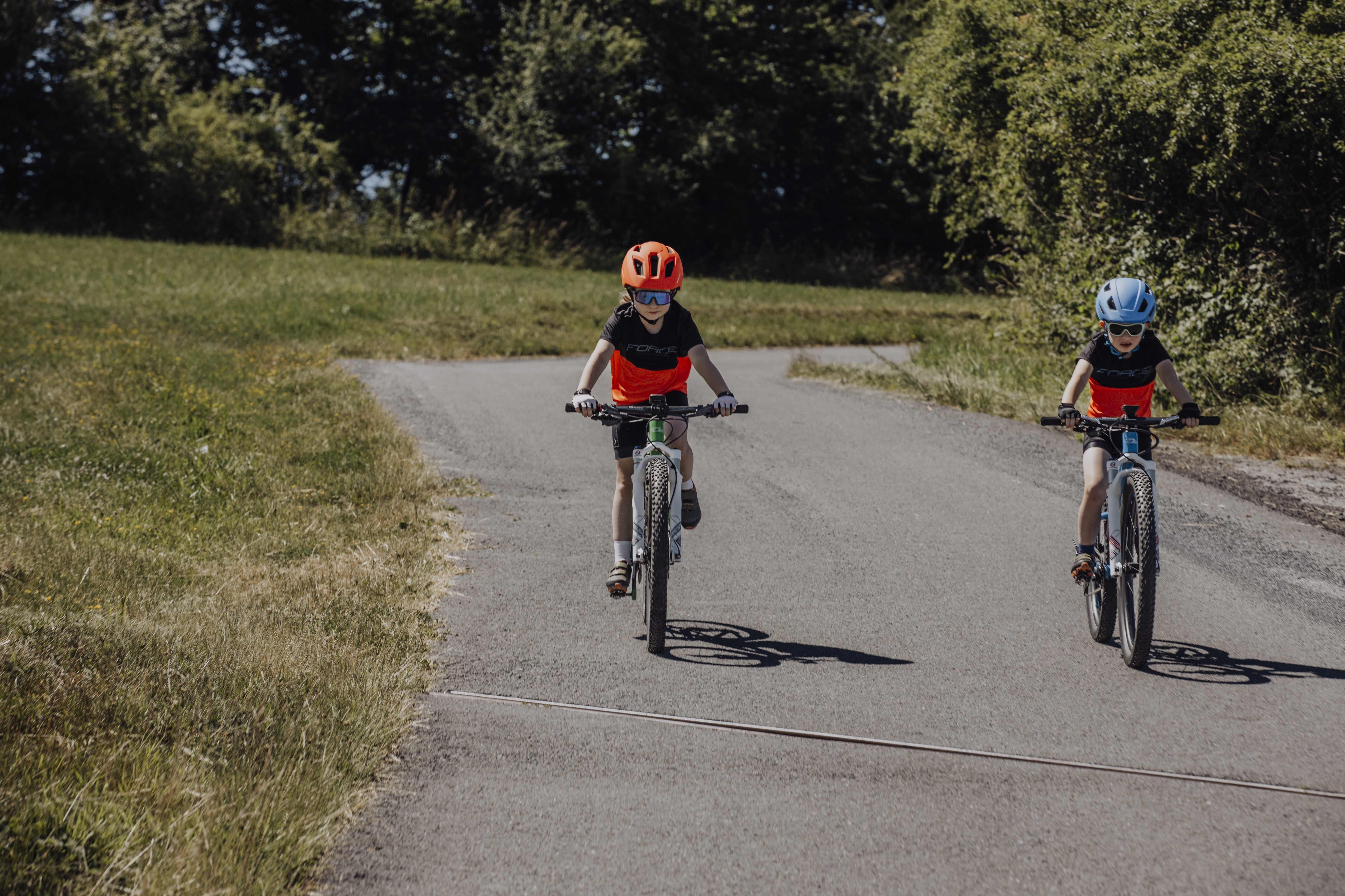 Casca Force Akita Junior albastra XS/S, 48-54cm [7]