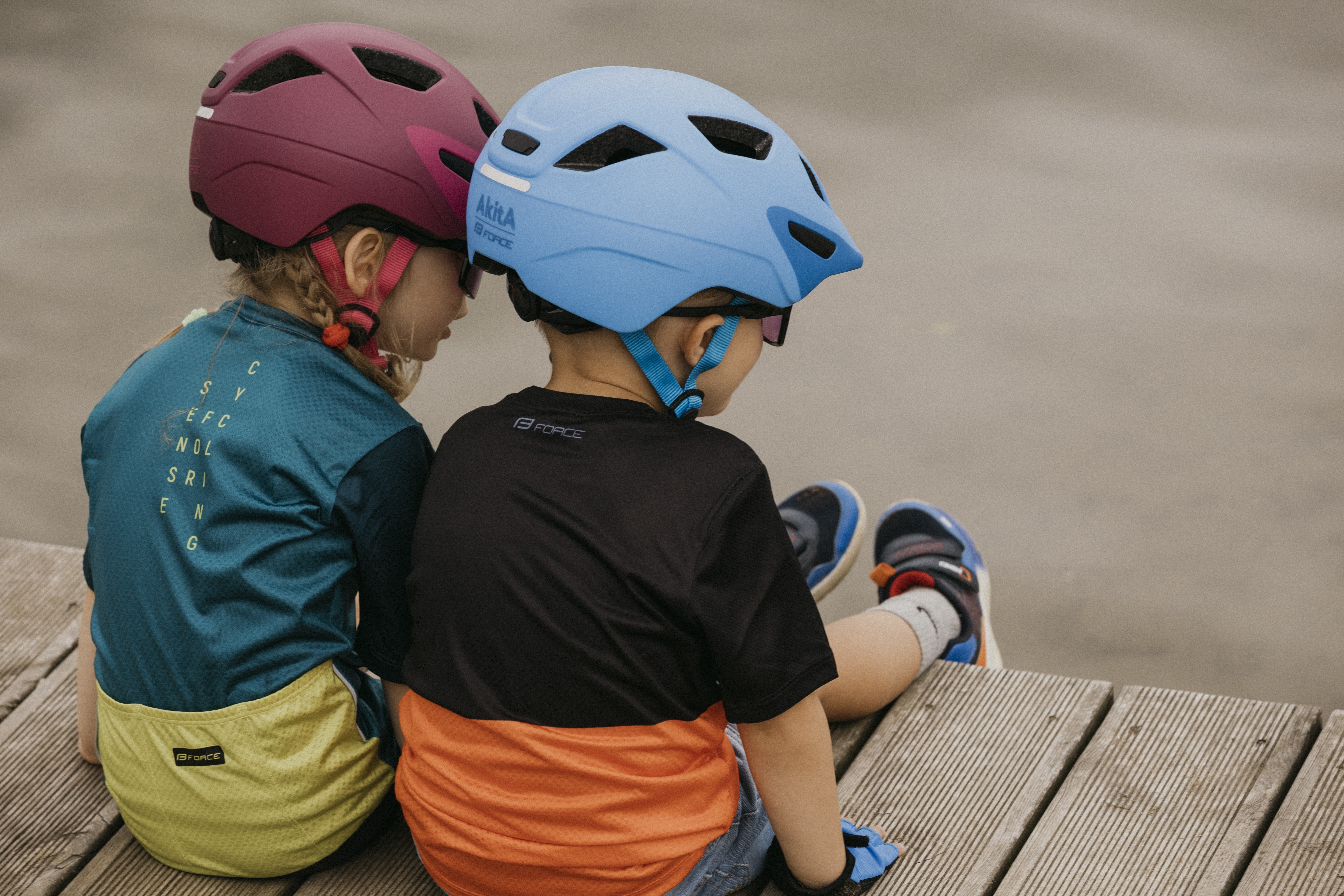 Casca Force Akita Junior albastra S/M, 52-57cm [8]