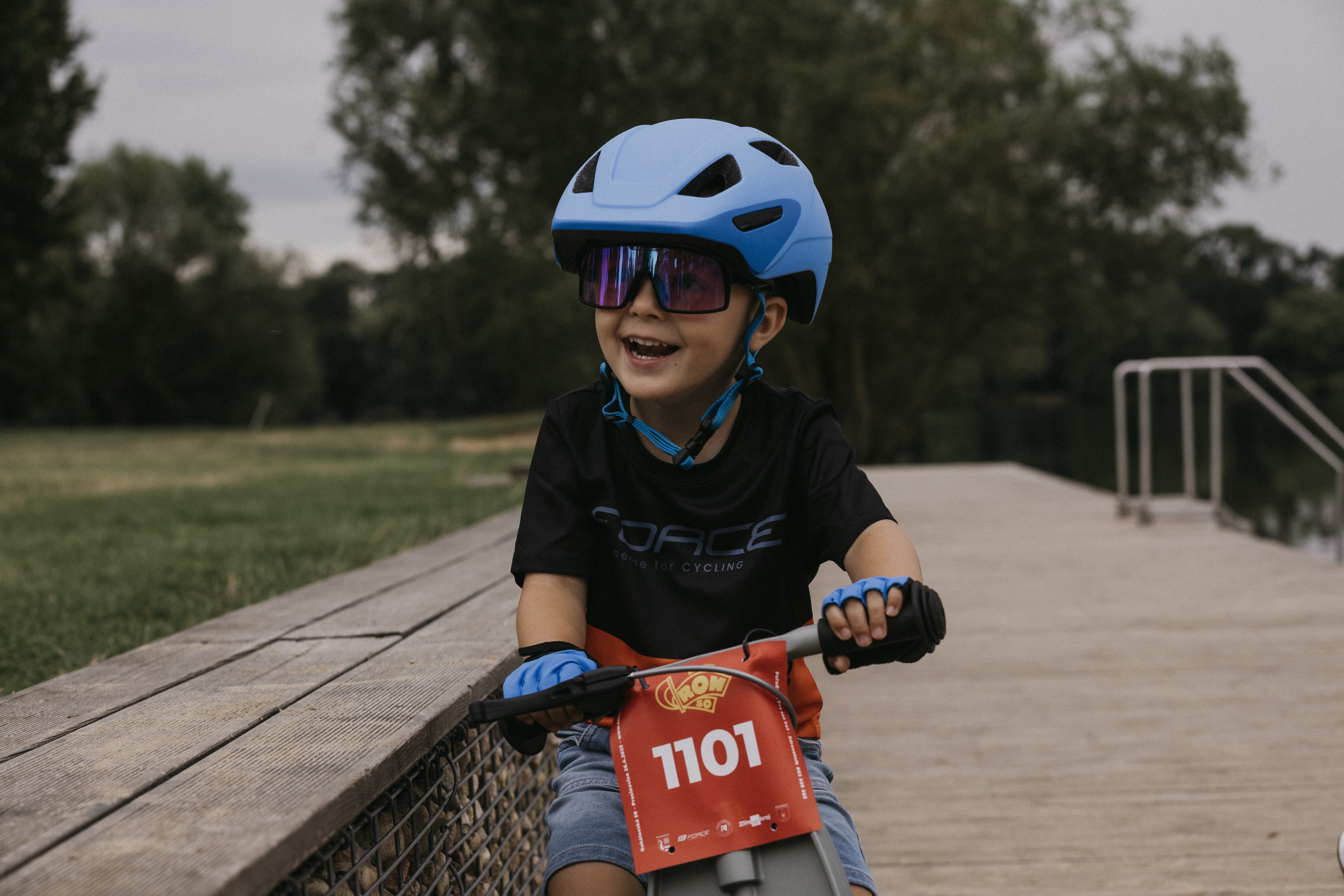 Casca Force Akita Junior albastra S/M, 52-57cm [9]