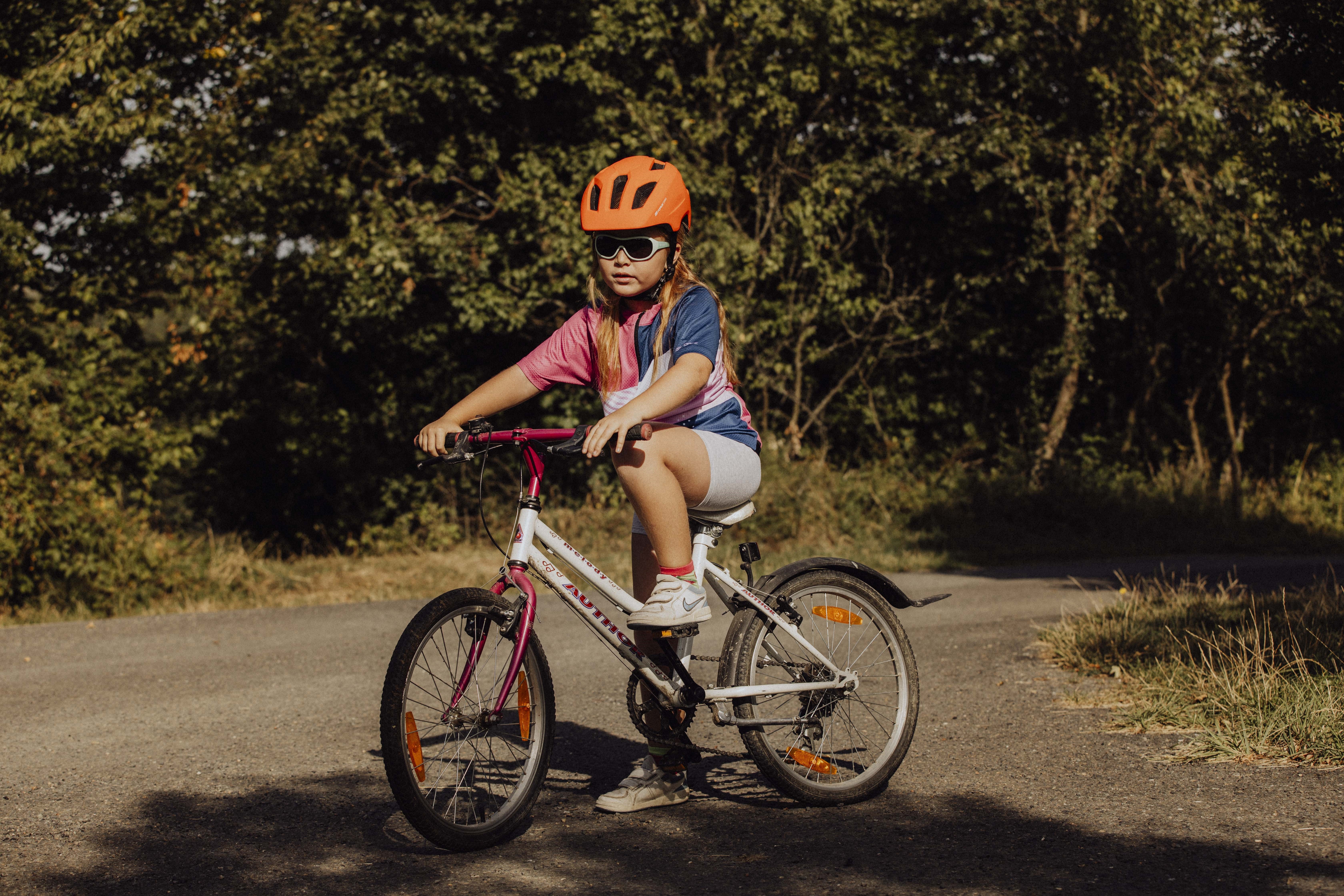 Casca Force Zebu cu lumina, orange XS-S (46-52 cm) [7]