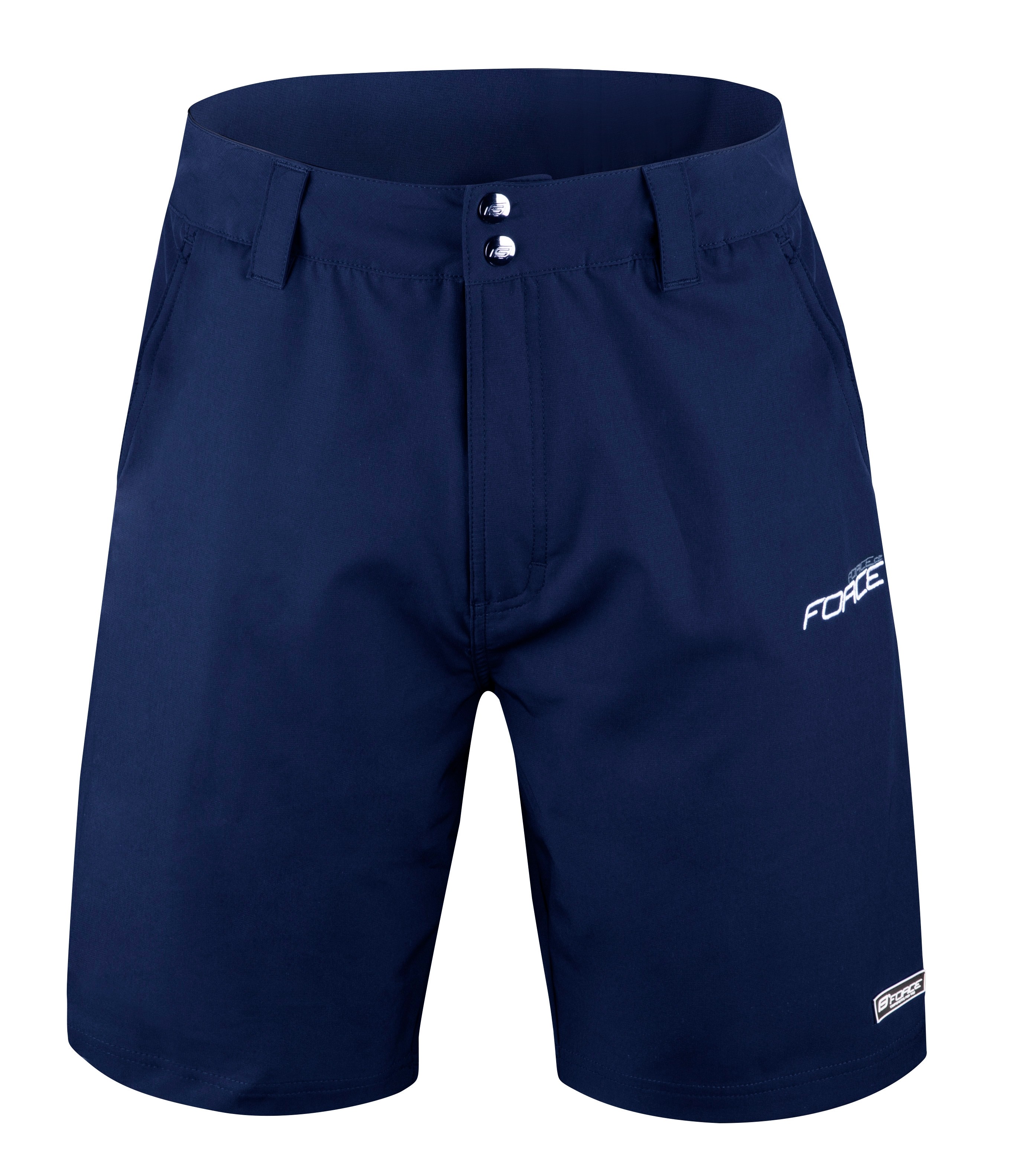 Pantaloni scurti Force Blade MTB, fara bazon, Bleumarin, XS [1]