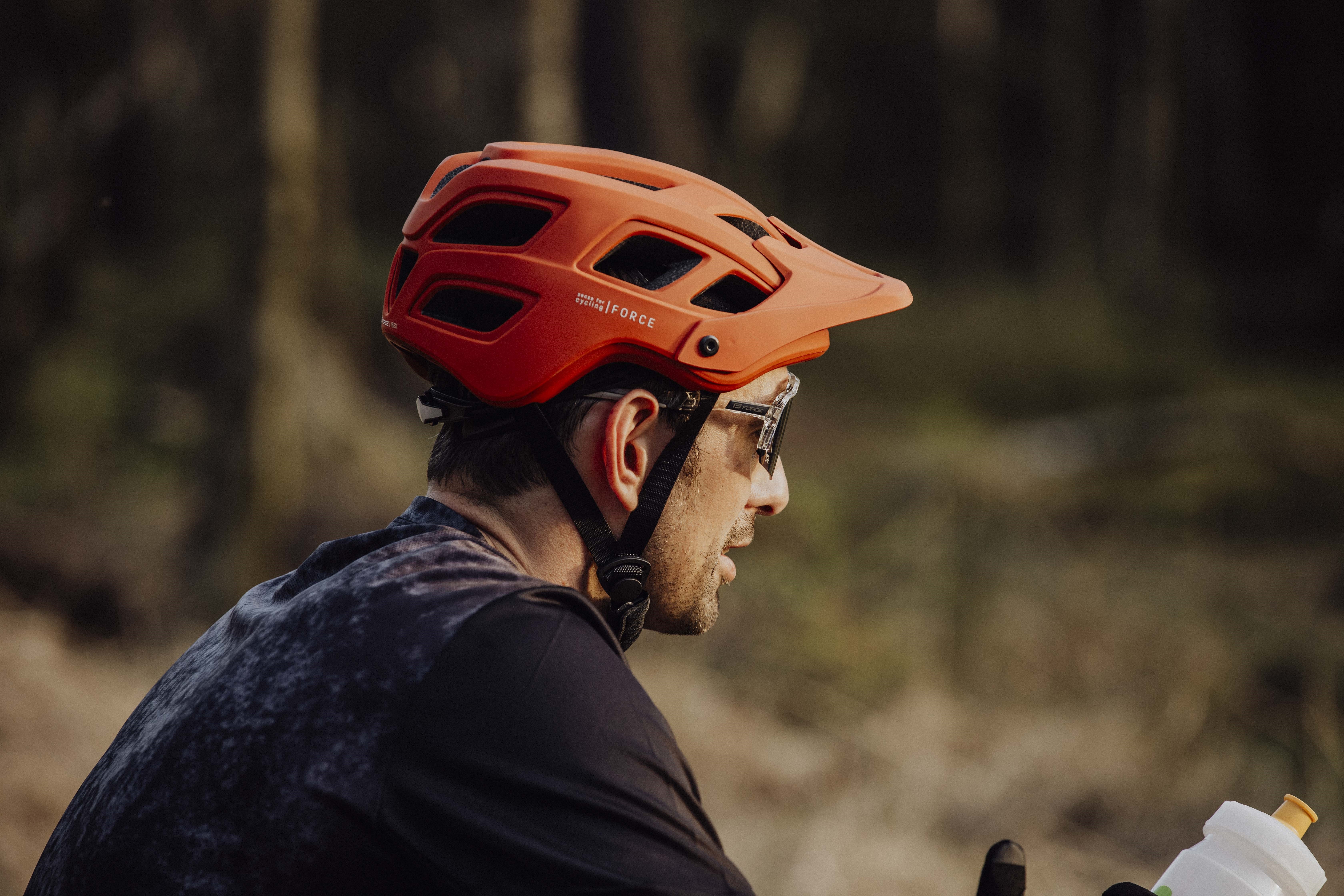 Casca Force IBEX MTB, Orange Matt S-M (55-59 cm) [7]