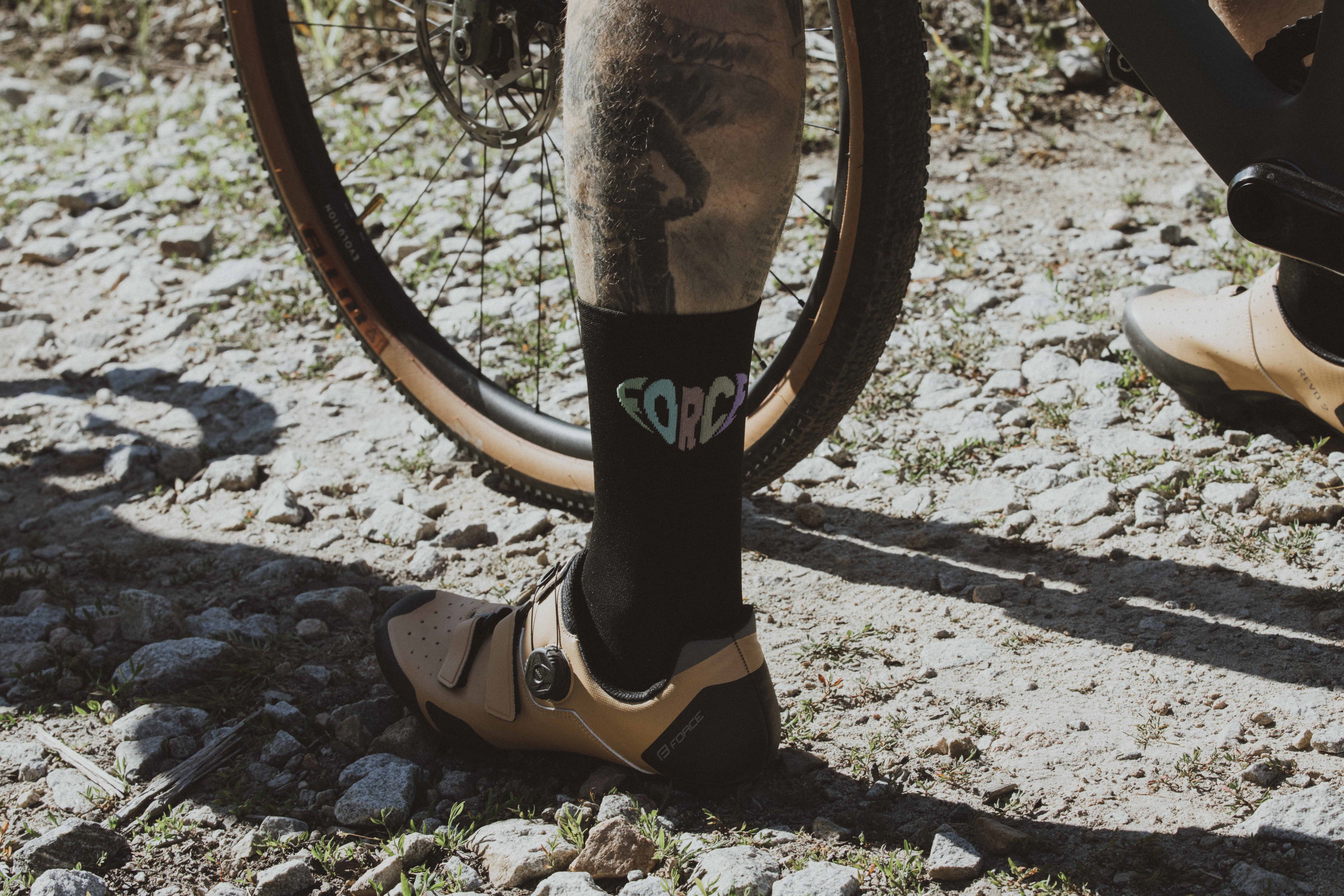 Sosete Force In Heart lungi negre S-M/36-41 [2]