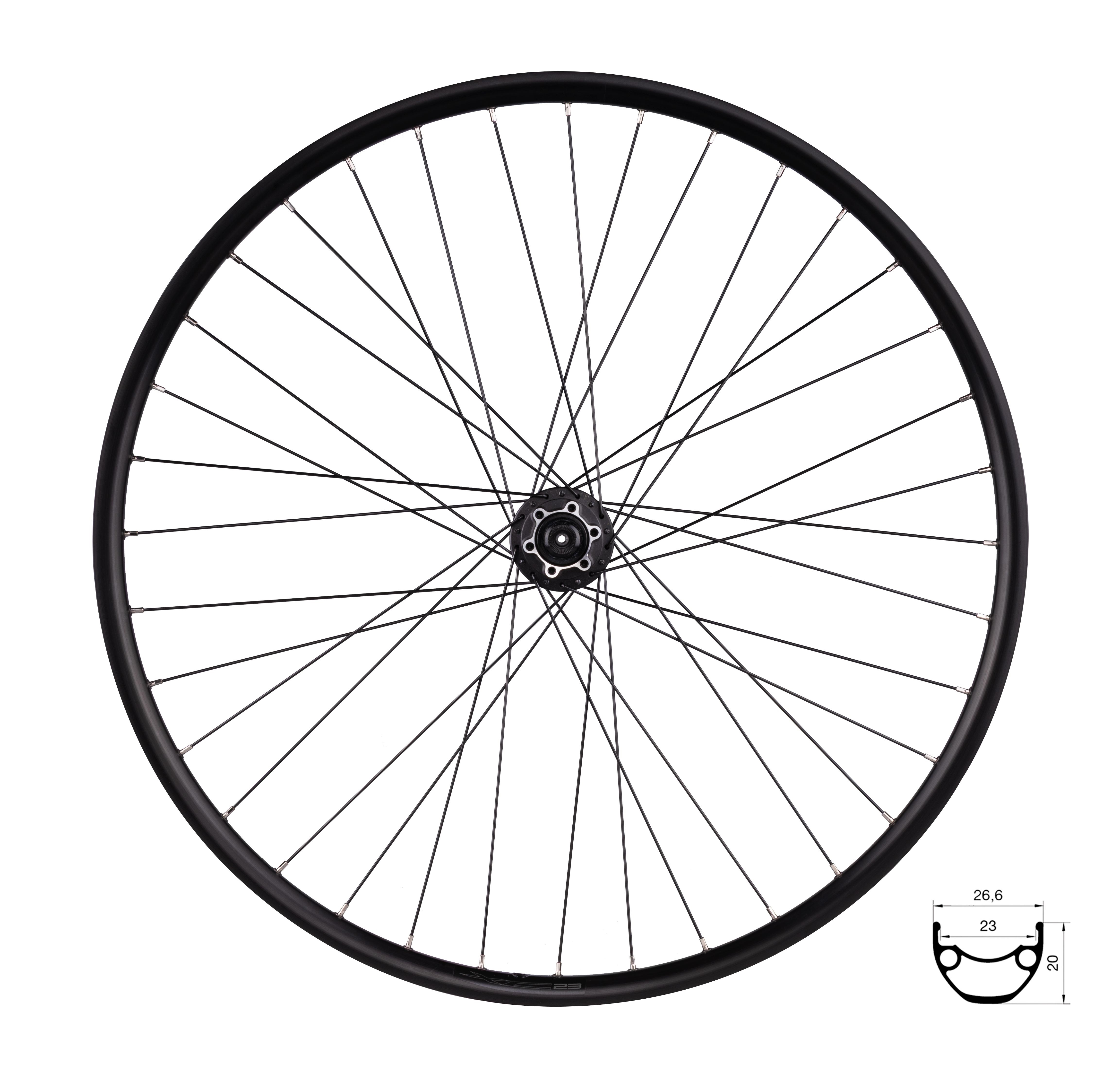 Roata Fata Force XC Disc 622x23 HBM475-6b 36H [1]