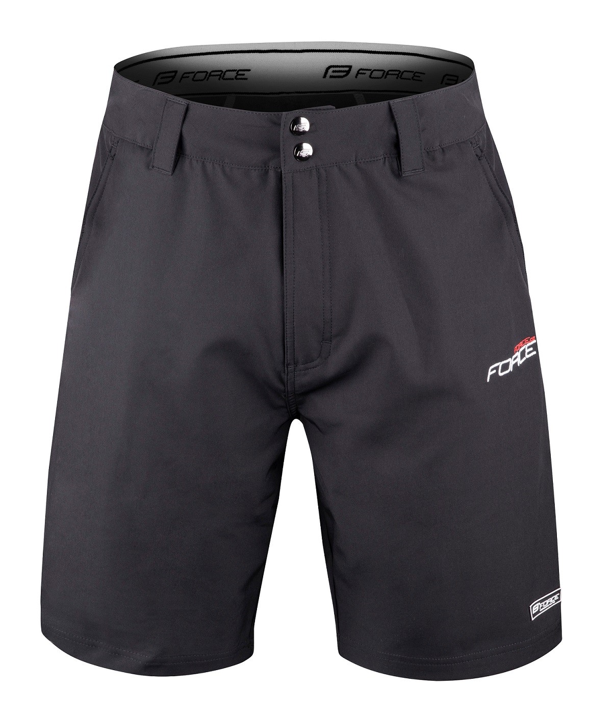 Pantaloni scurti Force Blade MTB, lenjerie cu bazon, Negru, XXXL [1]
