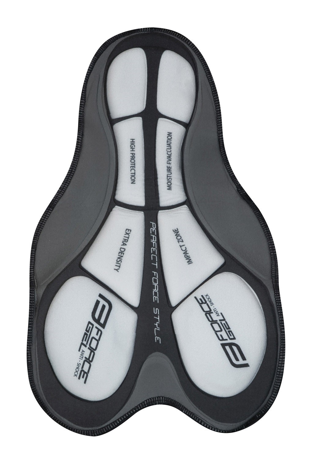 Pantaloni scurti Force Blade MTB, lenjerie cu bazon, Negru, XXXL [4]