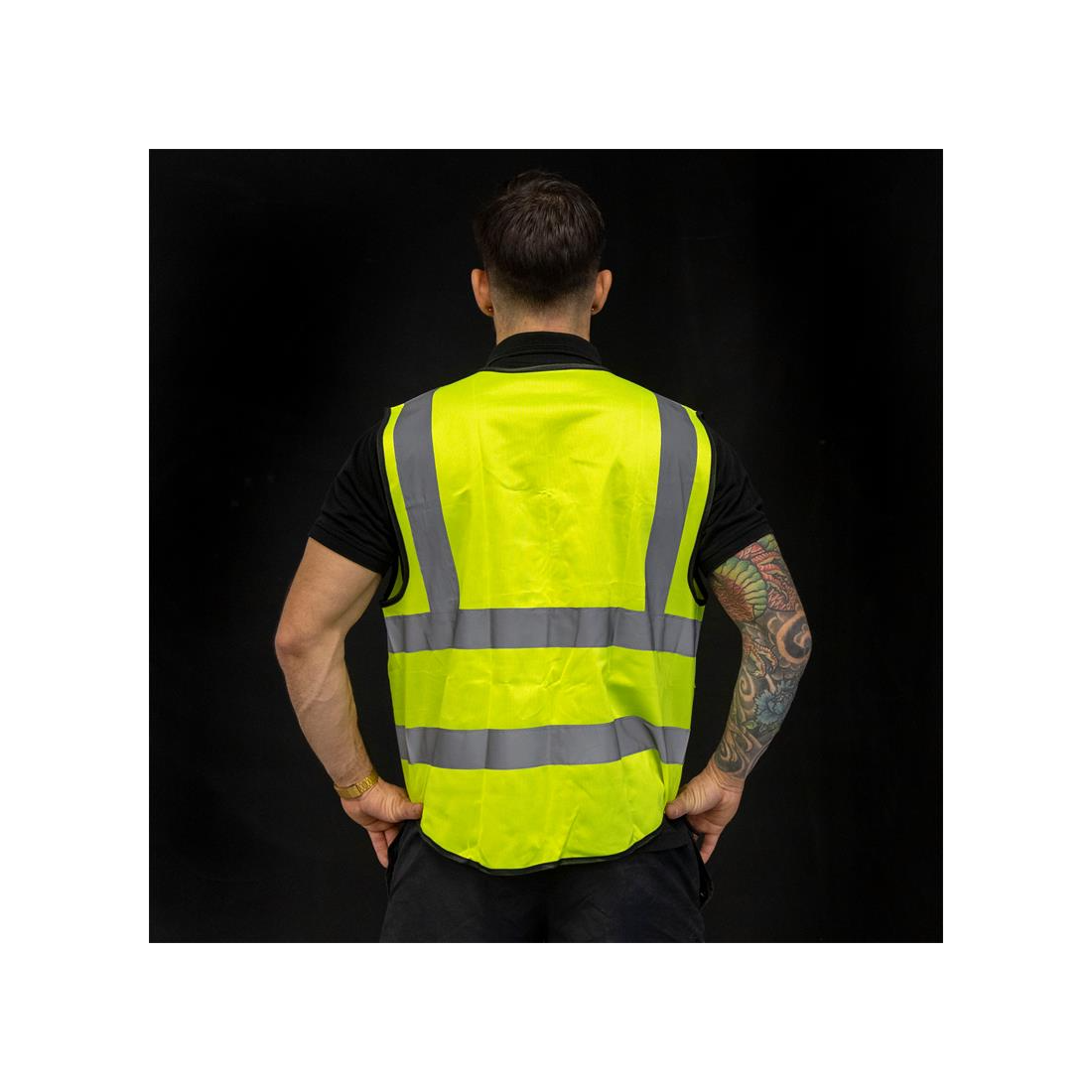 Vesta reflectorizanta cu buzunare E-Wheel [4]