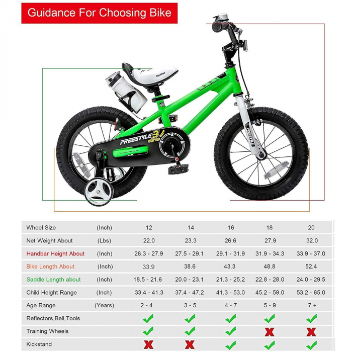 Bicicleta RoyalBaby Freestyle 18'' Green [3]