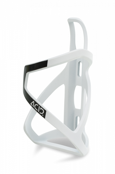 Suport bidon Acid HPP Sidecage alb mat/negru lucios [1]