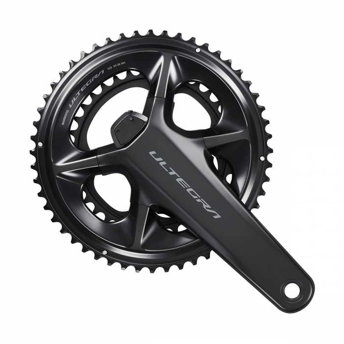 Angrenaj pedalier/Power meter Shimano Ultegra FC-R8100-P, brate 170mm, 2x12 vit, fara BB, cu TL-FC40 si EW-EC300, 52x36T [2]