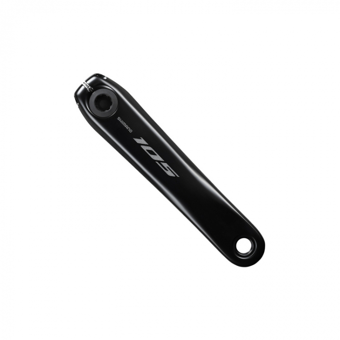 Angrenaj pedalier Shimano 105 FC-R7100, 2x12 viteze, Hollowtech II, fara aparatoare lant, brate 175mm, fara BB, Negru, 50x34T [2]