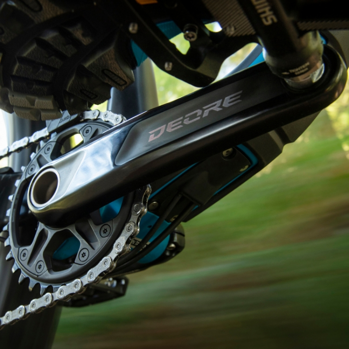 Angrenaj pedalier Shimano Deore FC-M6120-1, 1x12 viteze, Hollowtech II, fara aparatoare lant, brate 170mm, fara BB, 32T [2]