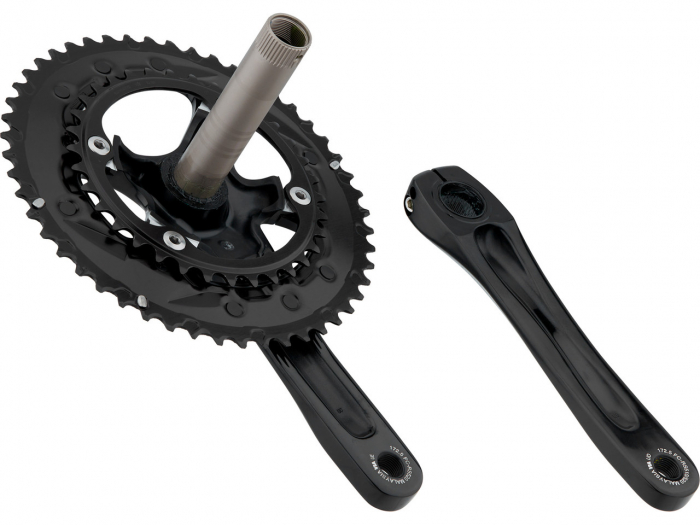 Angrenaj pedalier Shimano FC-RS520, 2x12 vit, brate 170mm, fara BB, 50x34T, neambalat [3]