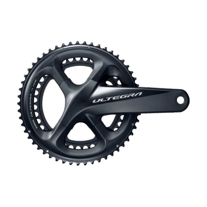 Angrenaj pedalier Shimano Ultegra FC-R8000, 2x11 viteze, Hollowtech II, fara aparatoare lant, brate 170mm, fara BB, 53x39T [1]