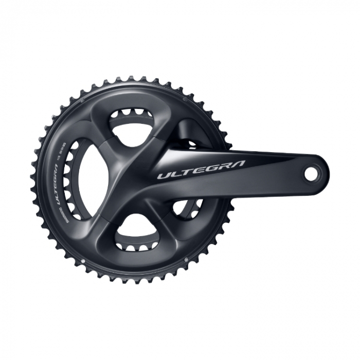 Angrenaj pedalier Shimano Ultegra FC-R8000, 2x11 viteze, Hollowtech II, fara aparatoare lant, brate 165mm, fara BB, 50x34T [1]