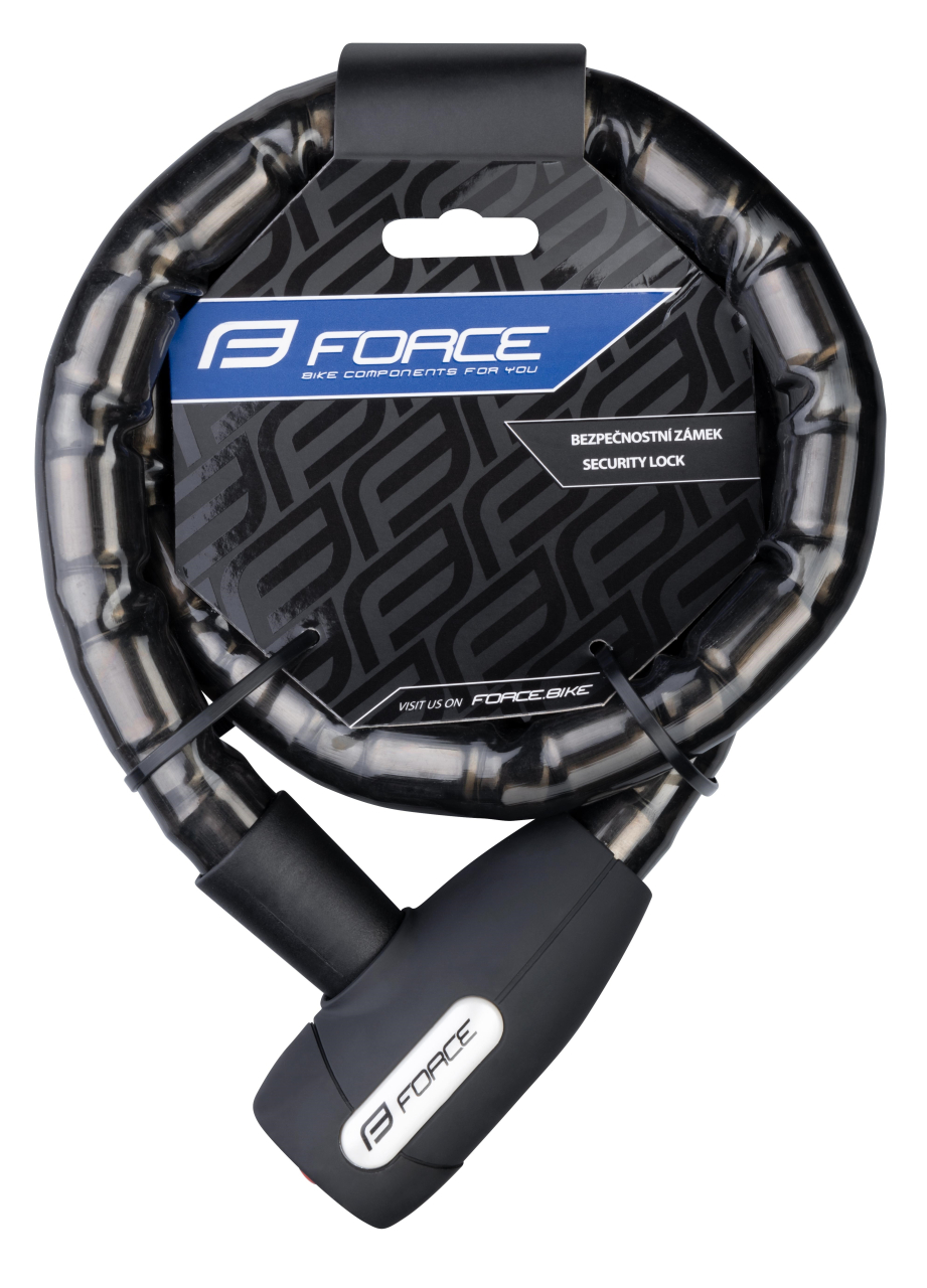 Antifurt cu cheie Force F Lux 100cm/25mm negru [2]
