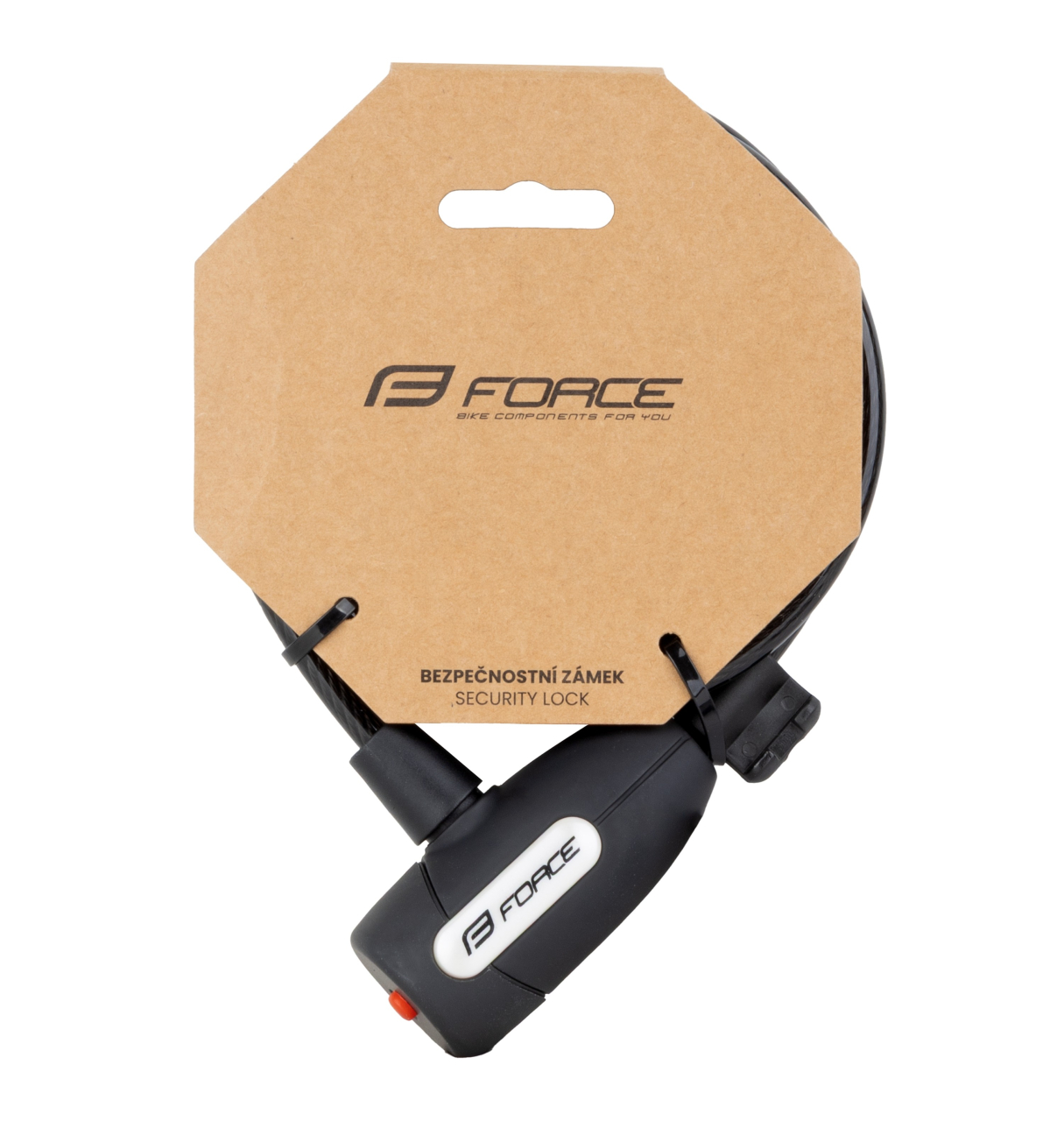 Antifurt cu cheie Force F Lux 120cm/8mm negru [2]