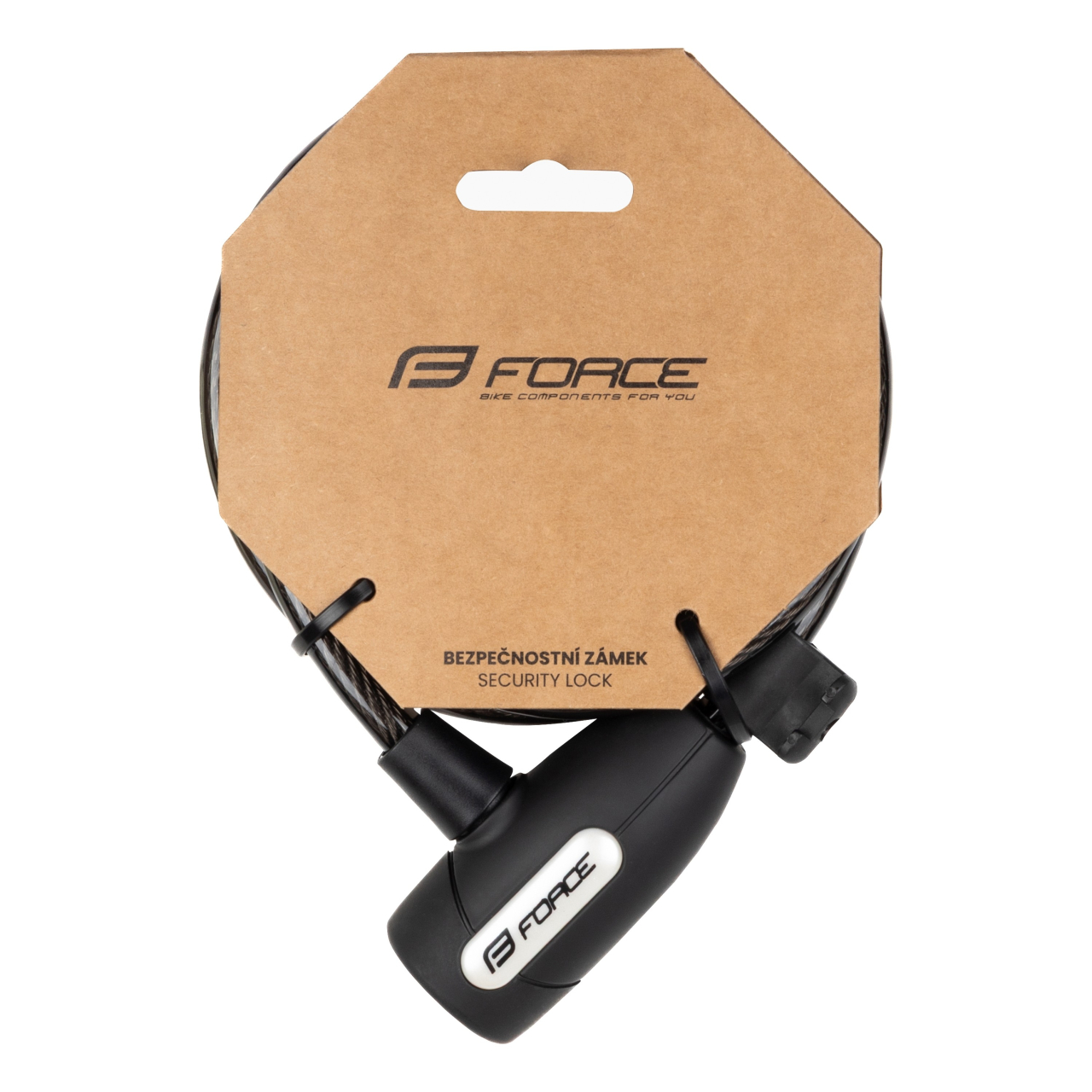 Antifurt cu cheie Force F Lux 150cm/10mm negru [2]