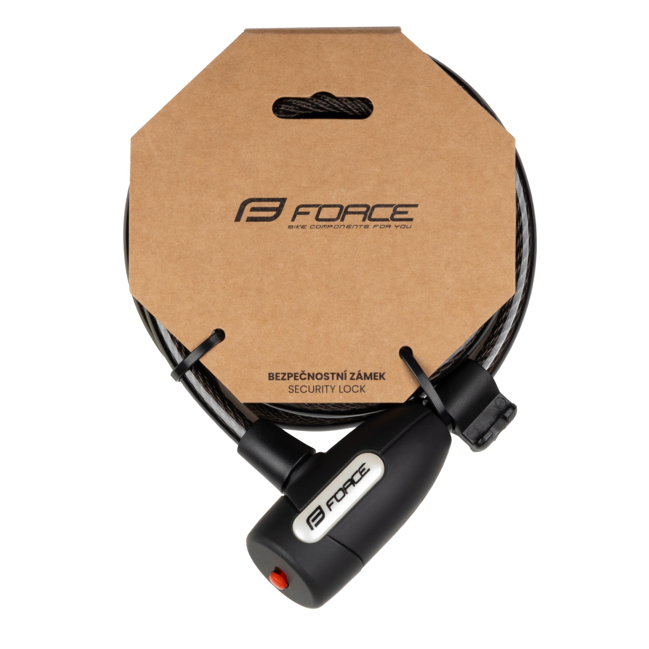 Antifurt cu cheie Force F Lux 180cm/12mm negru [2]