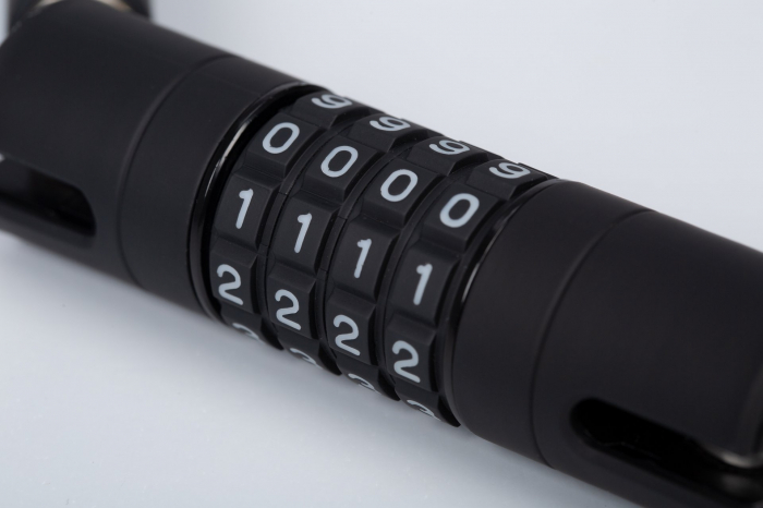 Antifurt cu cifru Acid Cable Combination Lock Corvid C65, 12x650mm, negru [5]