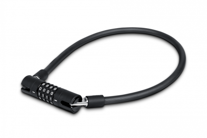 Antifurt cu cifru Acid Cable Combination Lock Corvid C90, 12x900mm, negru [1]