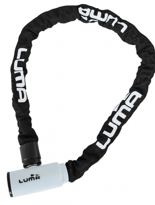 Antifurt Luma Enduro 8 Plus Chain 150 cm alb C4 [1]
