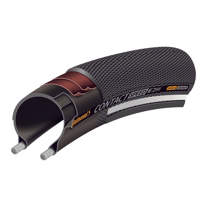 Anvelopa pe sarma Continental Contact Speed 28, Negru/Reflex, 42-622, 28x1.5 [3]