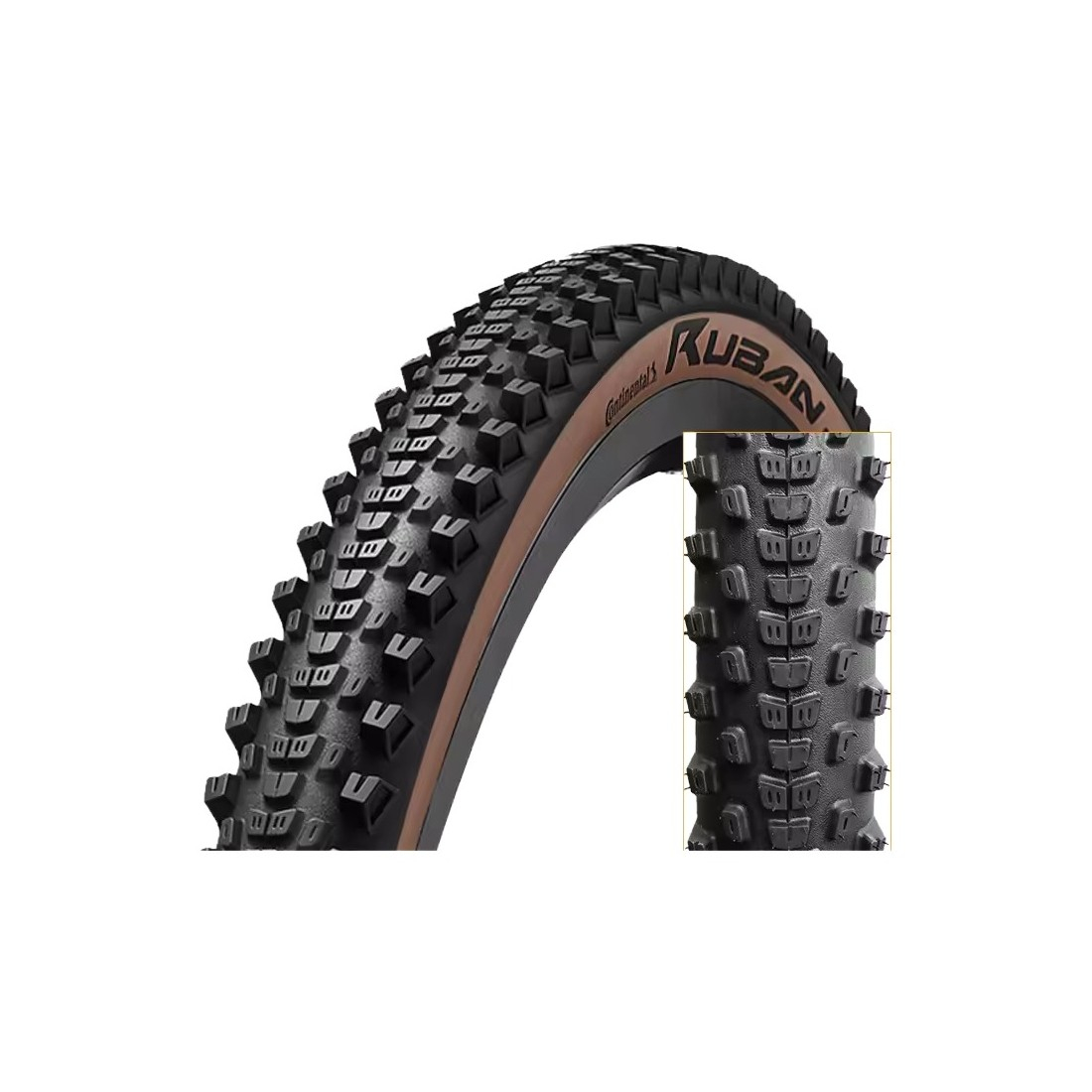 Anvelopa Continental Ruban SL 54-622 (29x2.1) negru/maro [2]