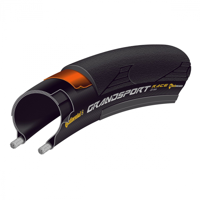 Anvelopa pliabila Continental Grand Sport Light 23-622 negru SL [3]