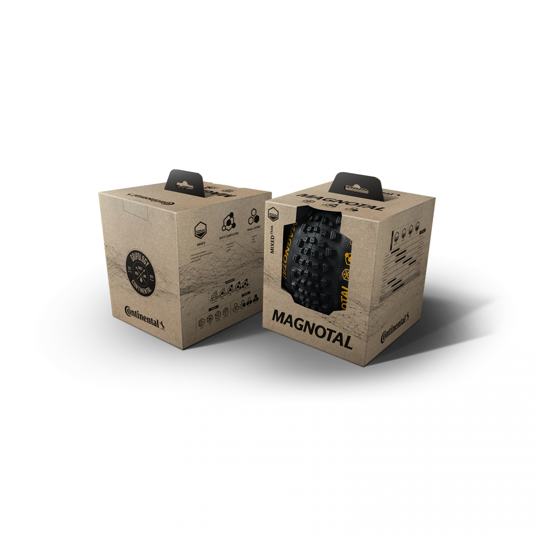 Anvelopa pliabila Continental Magnotal Trail Soft 60-622 (29 X 2.40) Soft comp, Tubeless Ready, black/black [4]