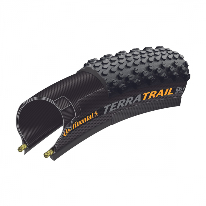 Anvelopa pliabila Continental Terra Trail 28 ShieldWall, Negru, 40-622, 700 X 40C [4]