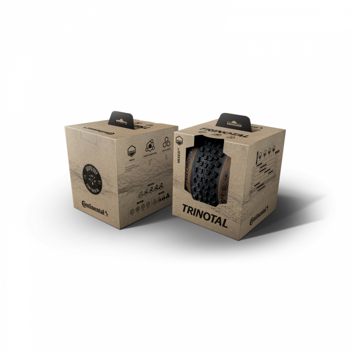 Anvelopa pliabila Continental Trinotal Trail Rapid 60-622 (29 X 2.40) Rapid comp, Tubeless Ready, black/transparent [4]