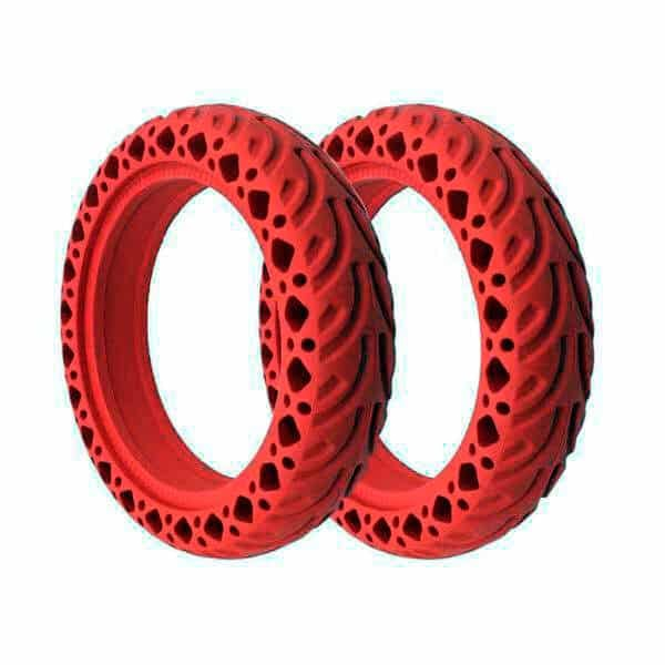 Anvelopa plina pentru trotineta Xiaomi Model V3, 8.5×2, Rosu [2]