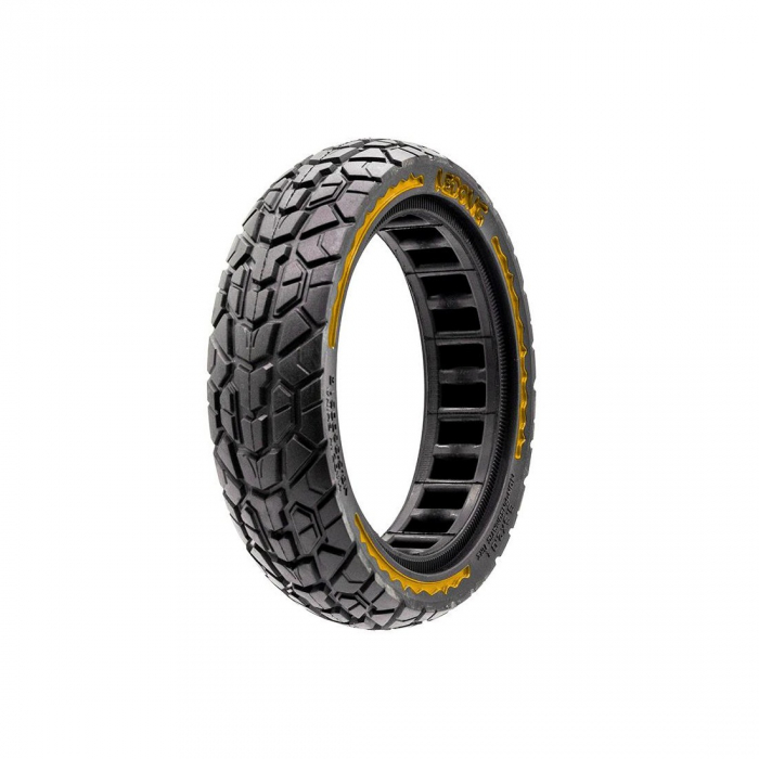 Anvelopa plina trotineta Nedong Ultra Light 8.5x2-6.1/B34 negru/galben [1]