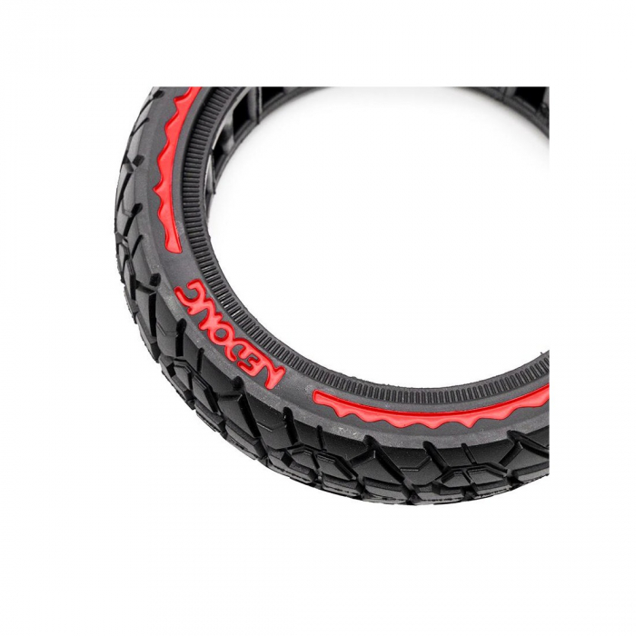 Anvelopa plina trotineta Nedong Ultra Light 8.5x2-6.1/B34 negru/rosu [5]