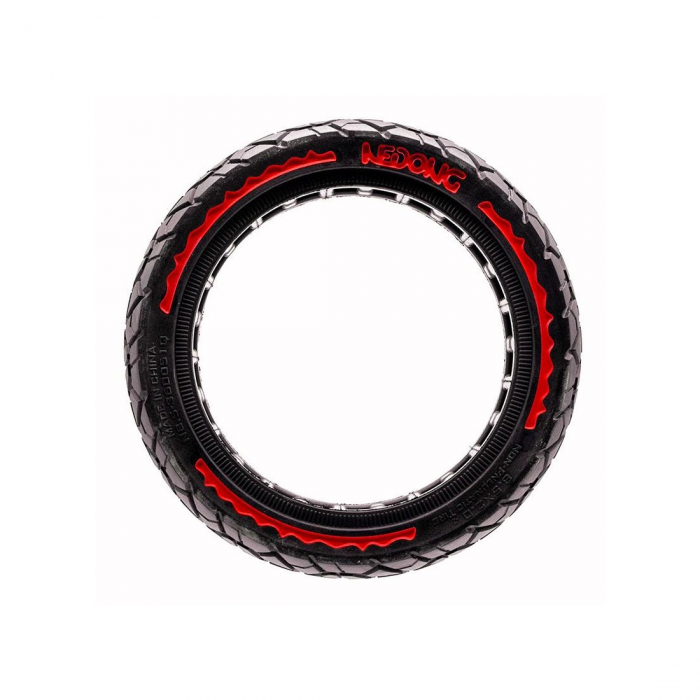 Anvelopa plina trotineta Nedong Ultra Light 8.5x2-6.1/B34 negru/rosu [3]