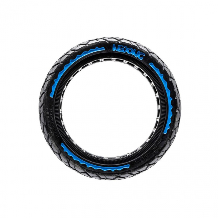 Anvelopa plina trotineta Nedong Ultra Light 8.5x2-6.1/B34 negru/albastru [3]