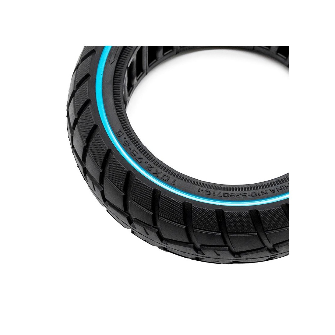 Anvelopa plina trotineta Ultra-Light E-Wheel 10x2.75-6.5/B55 - Blue line [5]