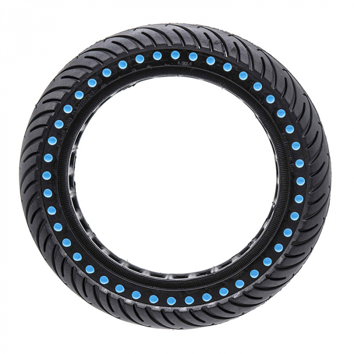 Anvelopa plina trotineta Ultralight pentru Xiaomi 8.5×2.0 - Buline Albastre [3]