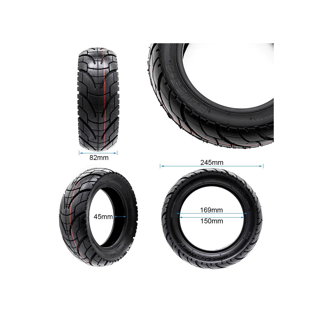 Anvelopa trotineta Tuovt 80/65-6 - 10x3 - 255x80 [2]