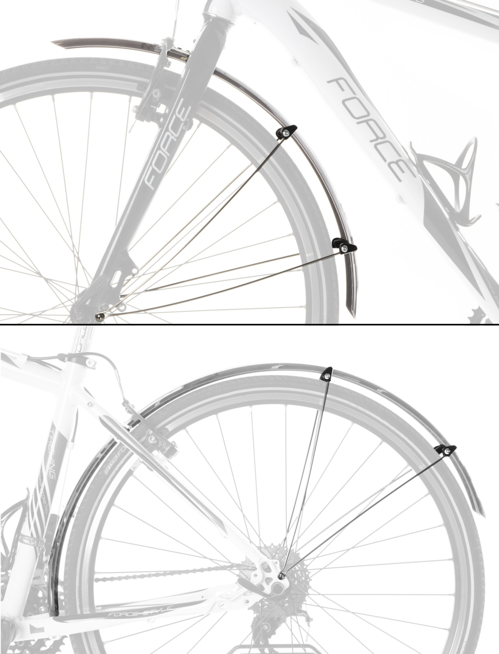 Aparatori Force 48 AluFlex Trekking Argintii [2]