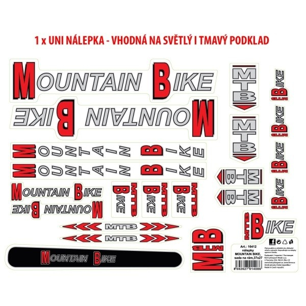 Autocolante cadru Force Mountain Bike 37x27 cm [2]