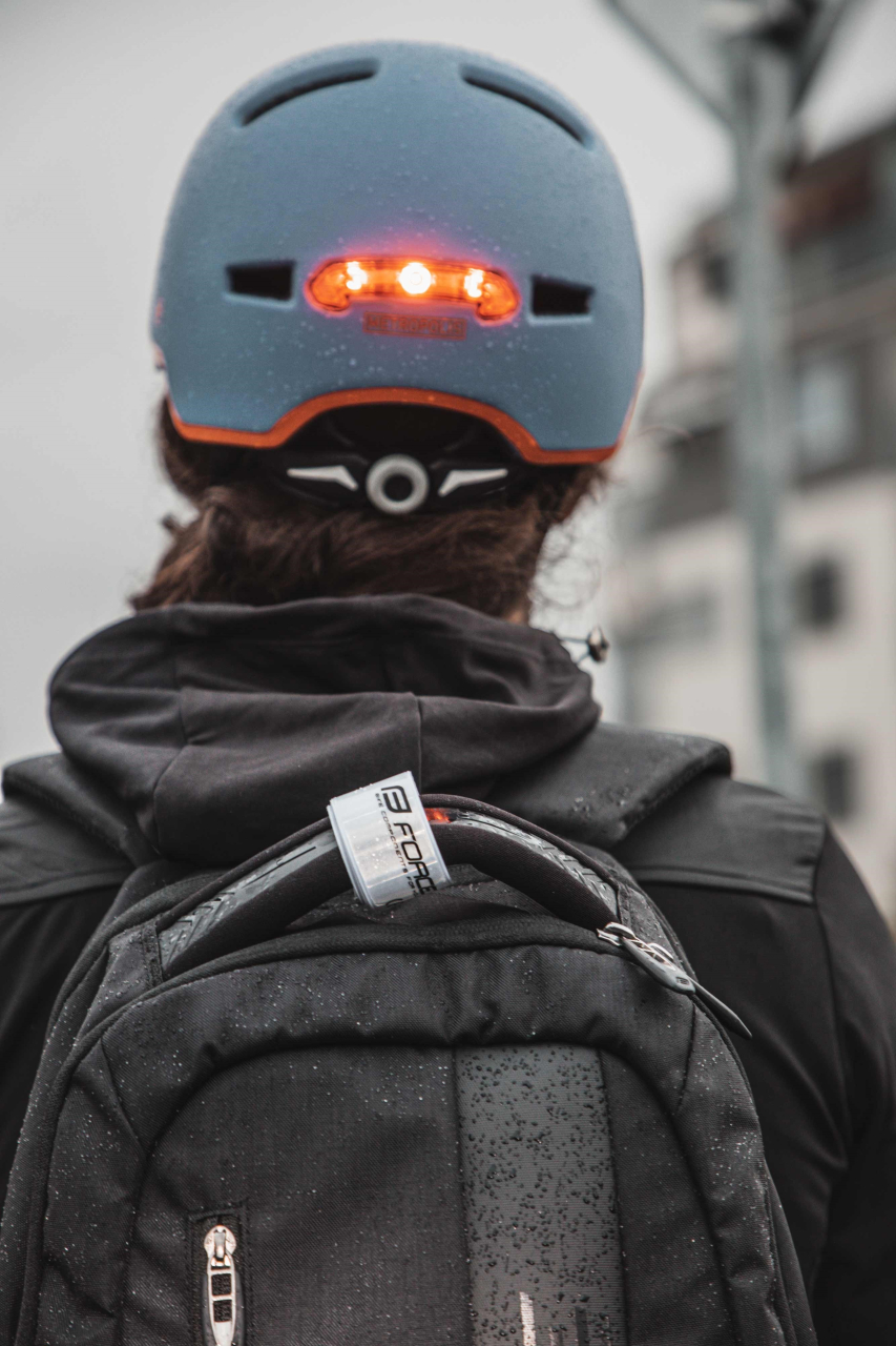 Banda Reflectorizanta Retractabila Force 38 cm Argintie [3]