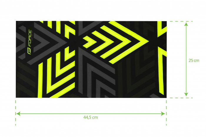 Bandana Force Spike Galben Fluo [2]